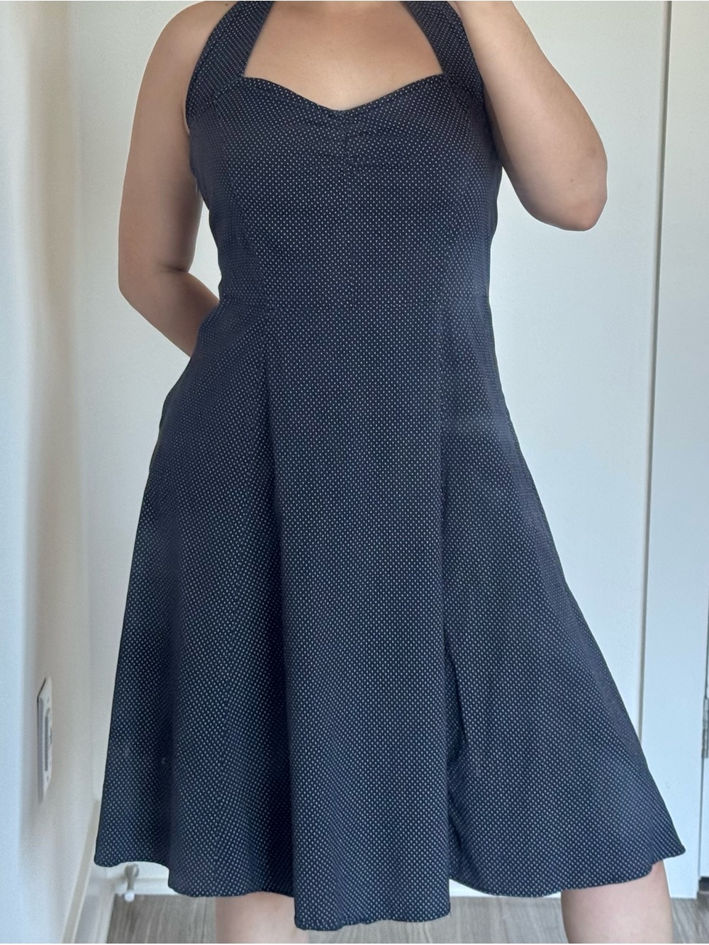 Vintage Igigi Halter Dress Polka Dot